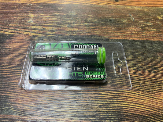 Gogan Tungsten Nail Weights Green Series 3/64 oz.