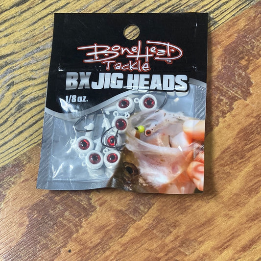 Bone Head BH BX Jig Heads 1/8 oz. White