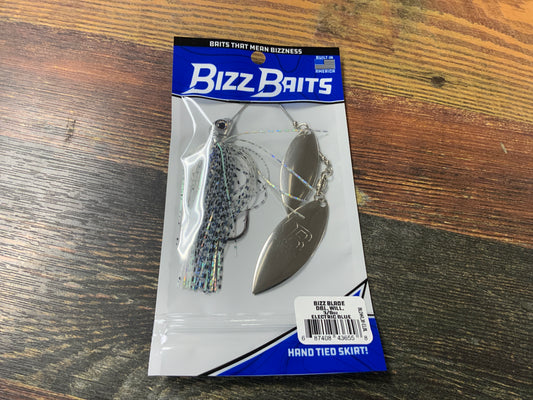 Bizz Baits Dbl Willow 3/8 oz. Electric Blue