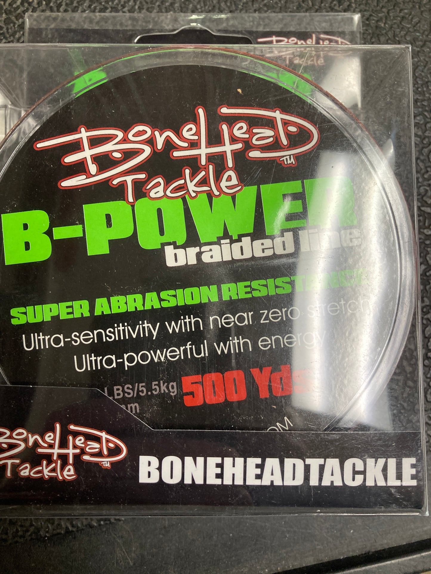 Bonehead Braid 12lb Hi-vis 500yd