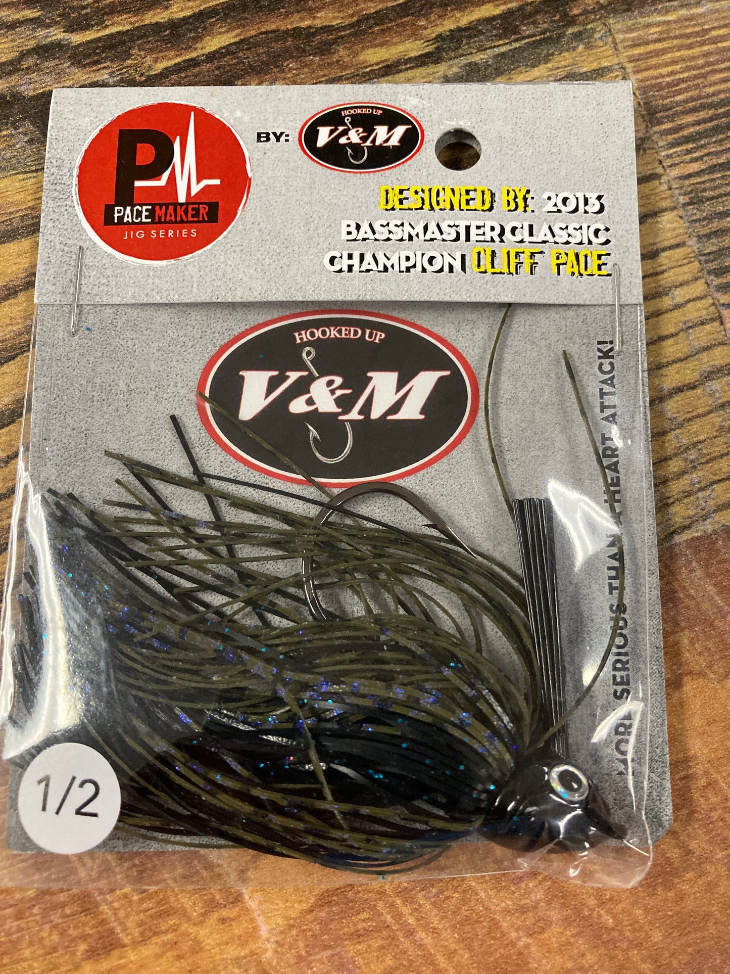 V&M Pulse Swim Jigs 1/2 oz. Blue Shadow