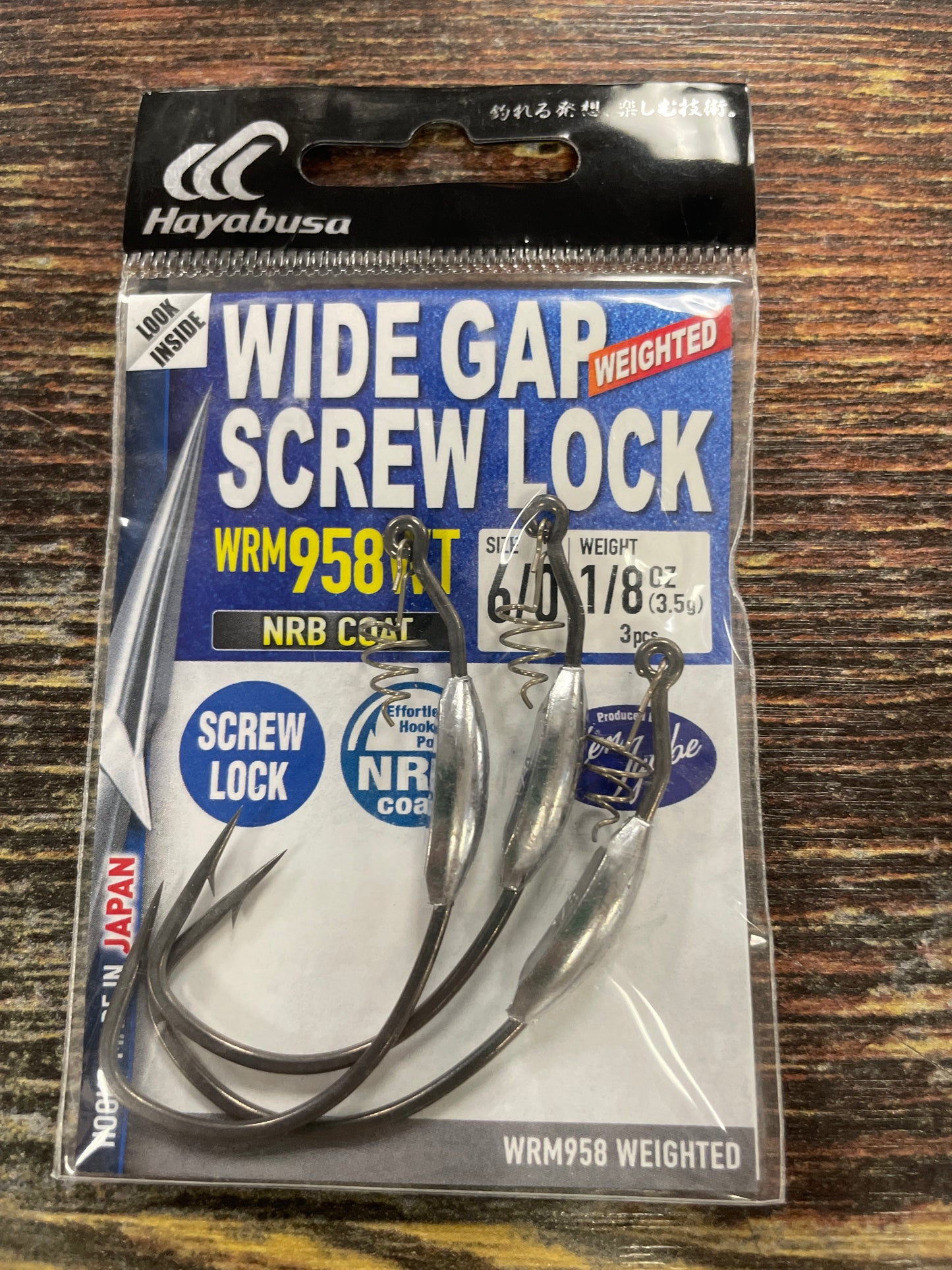 Hayabusa Wide Gap Screw Lock 6/0 1/8oz