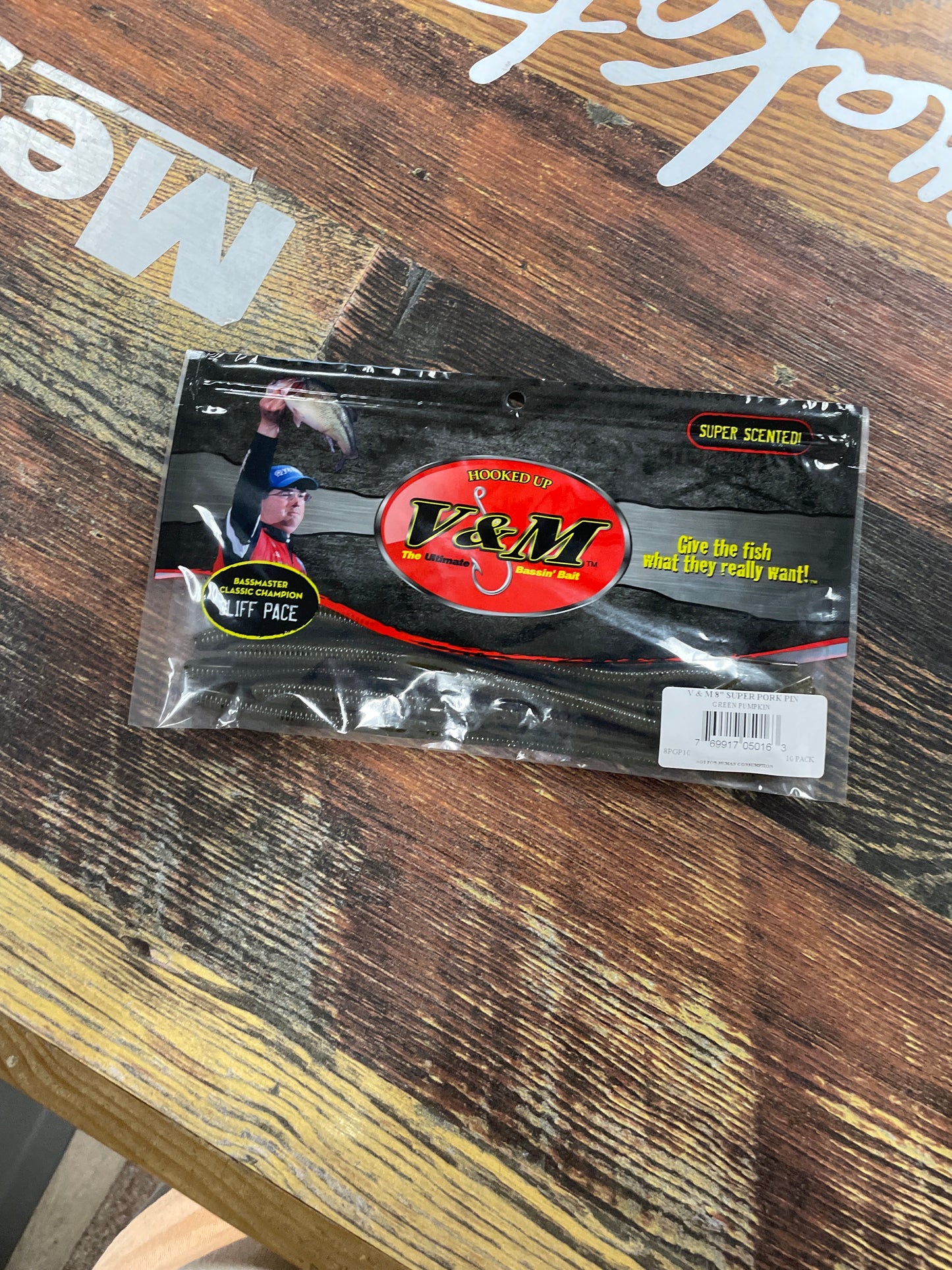 V&M Super Pork Pin 8" Green Pumpkin