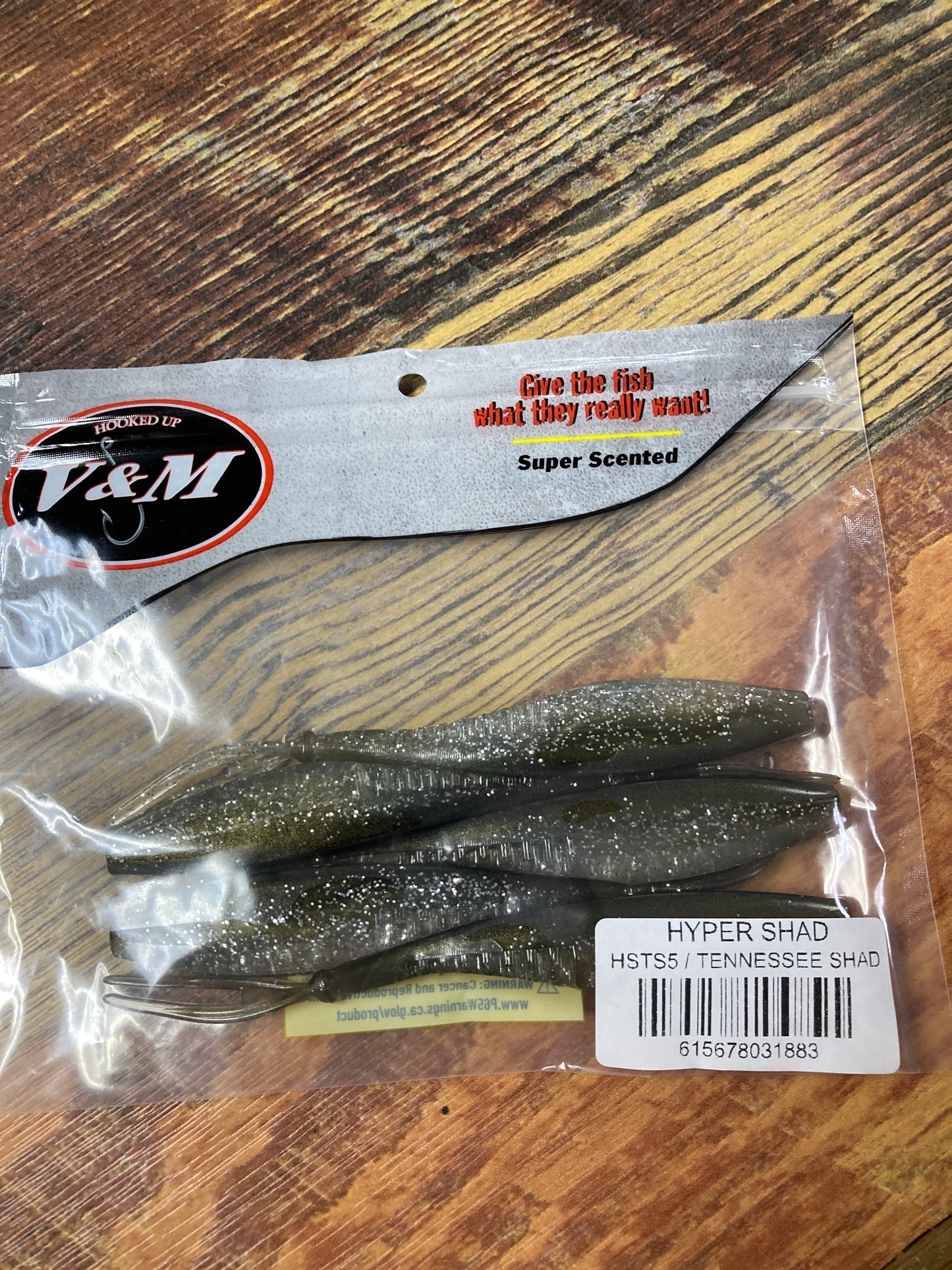 V&M Hyper Shad - Tennessee Shad
