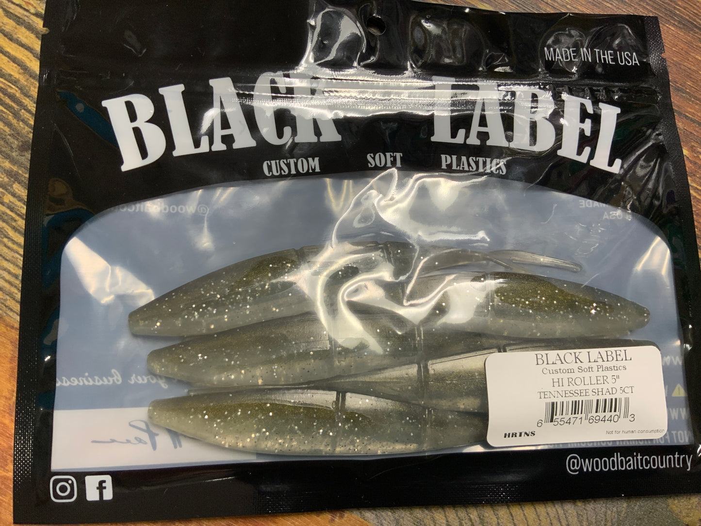 Black Label Hi Roller 5" Tennessee Shad