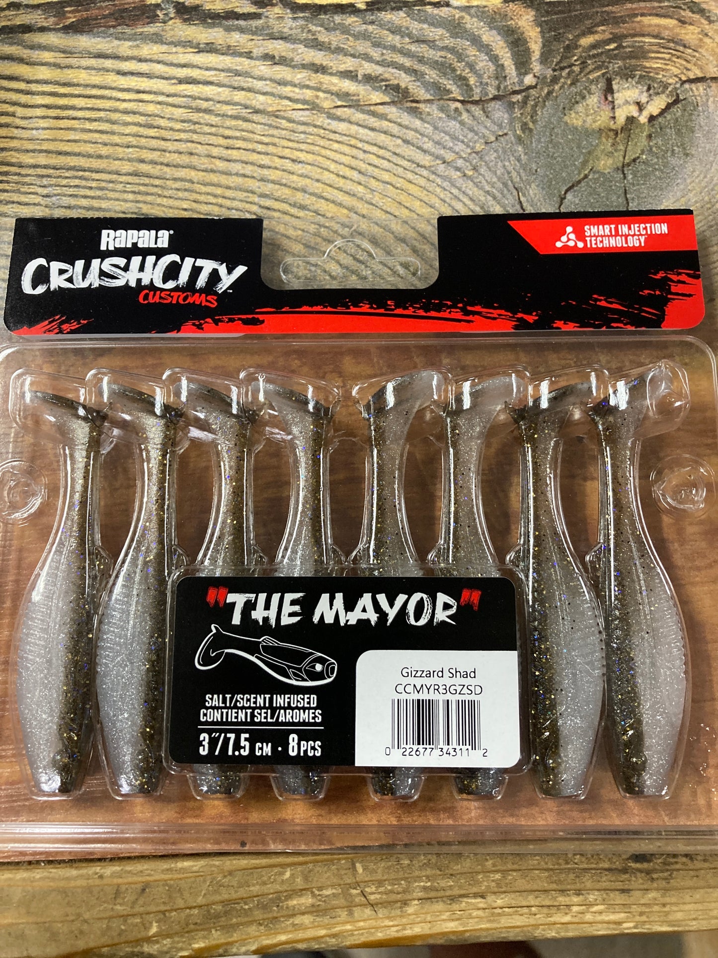 Rapala Crush City The Mayor 3" Gizzard Shad