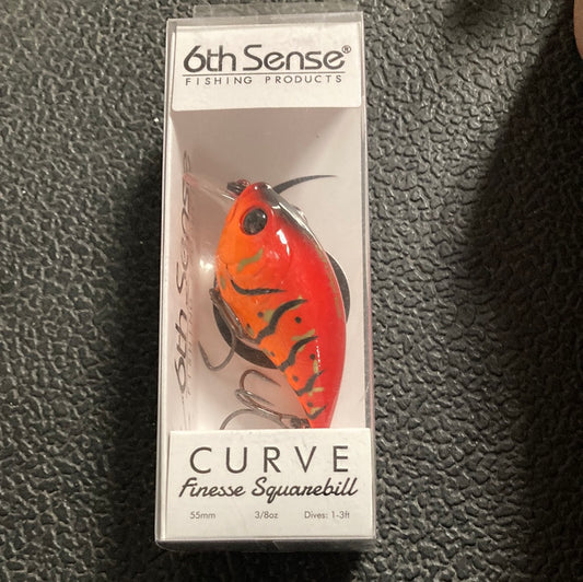 6th Sense Curve Finesse Squarebill 3/8 oz. Boiled Crawfish