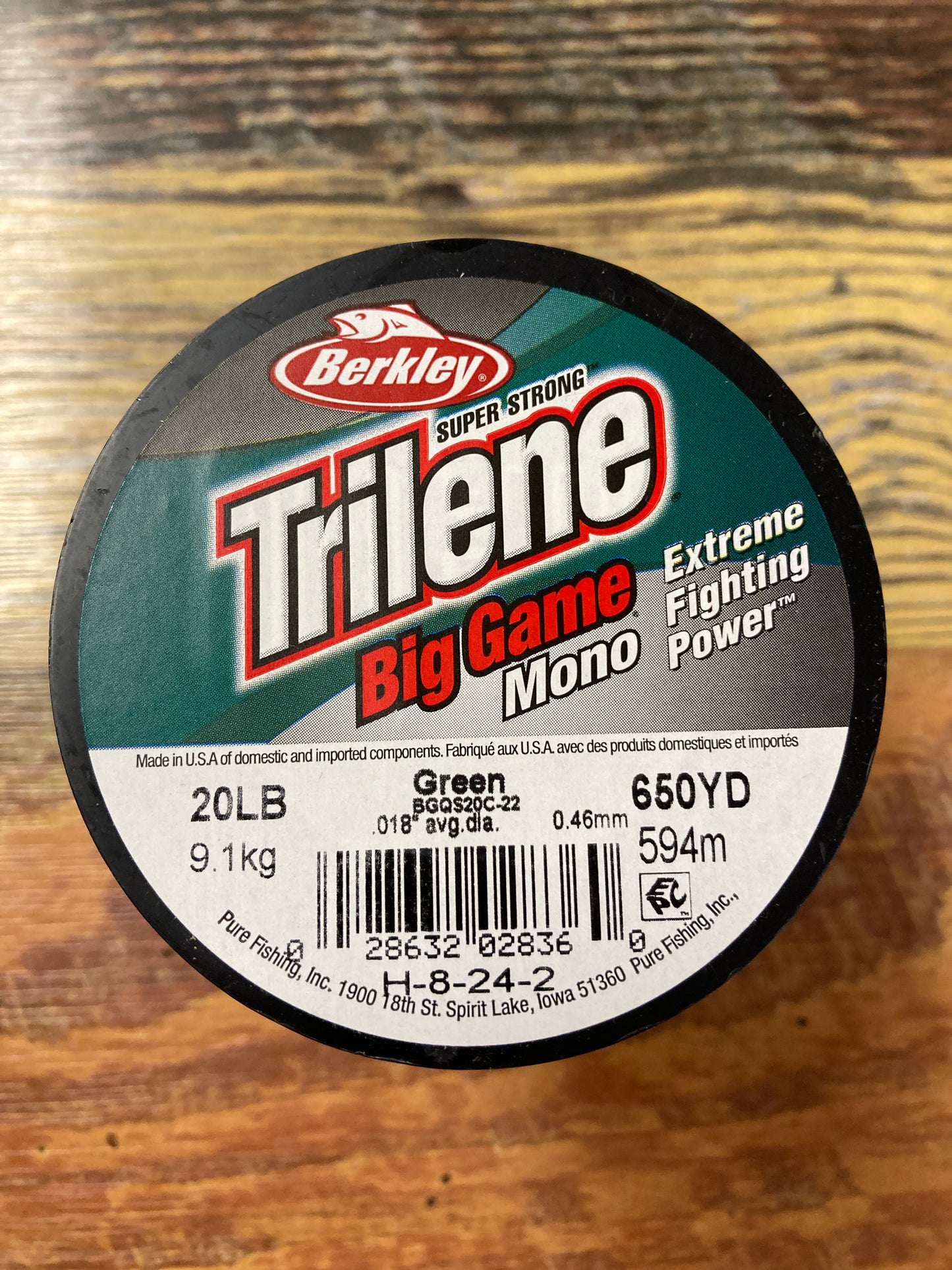 Trilene Big Game Mono 20 lb 650 yd - Green
