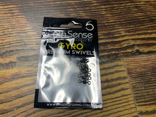 6th Sense Gyro Swivels - Size 6 Black Nickel