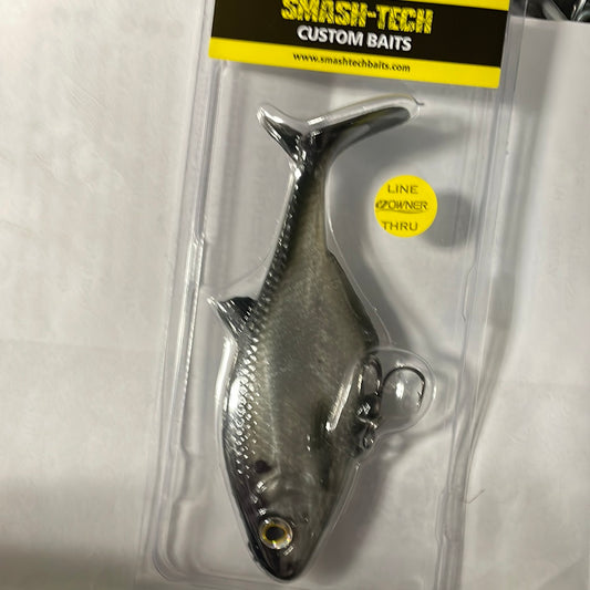 Smash Tech Swimbait 6” Green Gizzard