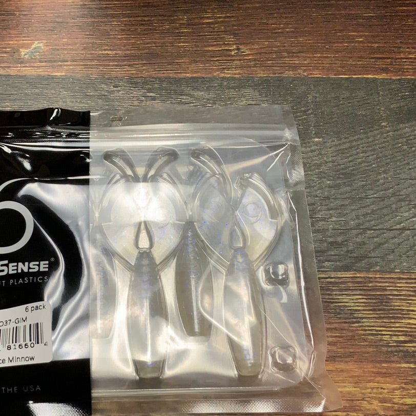 6th Sense Bongo 3.7" Ghost Ice Minnow