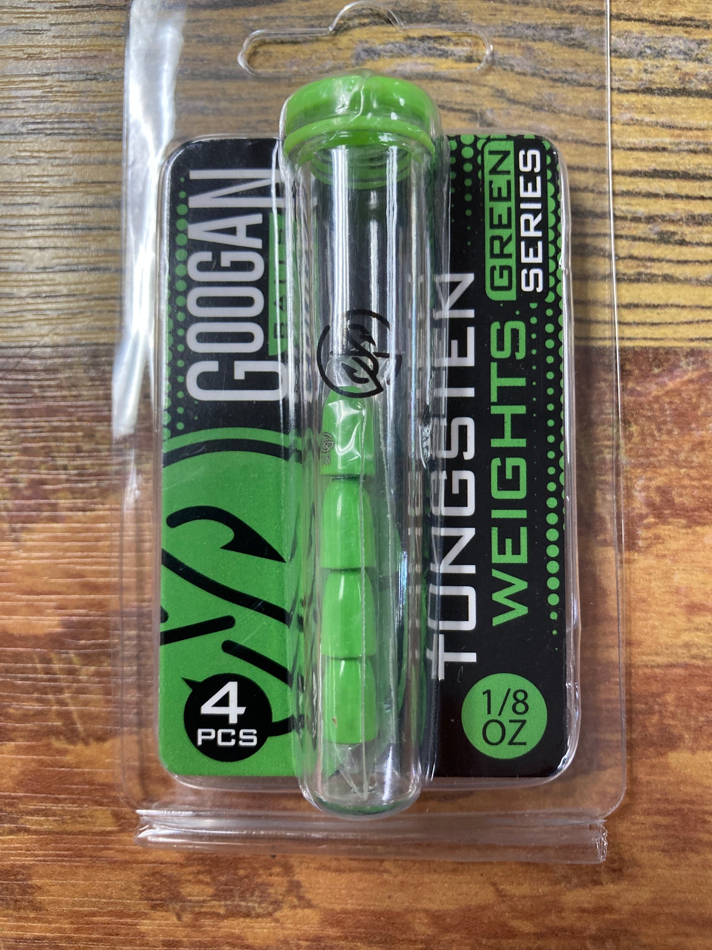 Googan Tungsten Worm Weights 1/8 oz.