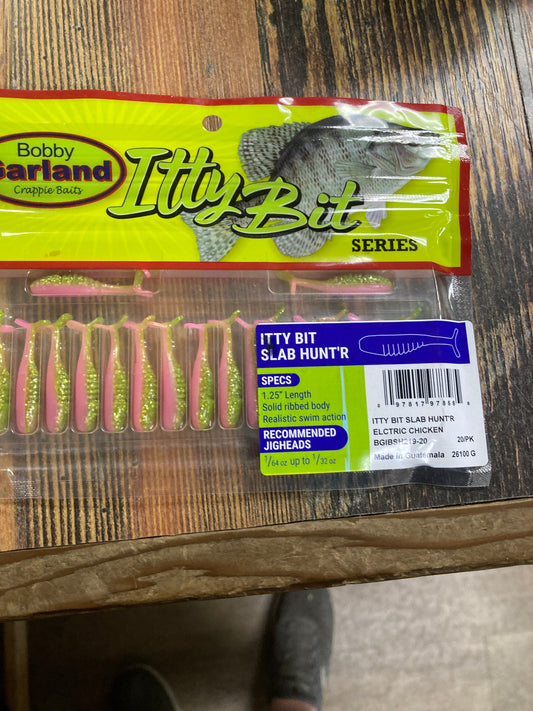 Bobby Garland 1.25” Itsy bit Slab Hunter Electric Chicken