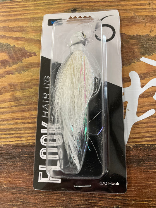 6th Sense Flock Hair Jig 5/8 oz. 6/0 Shad Ice