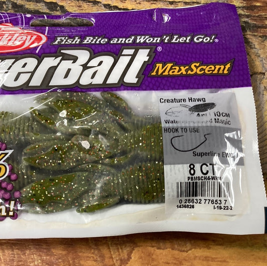 Berkley Power Bait Creature Hawg 4" Watermelon Magic
