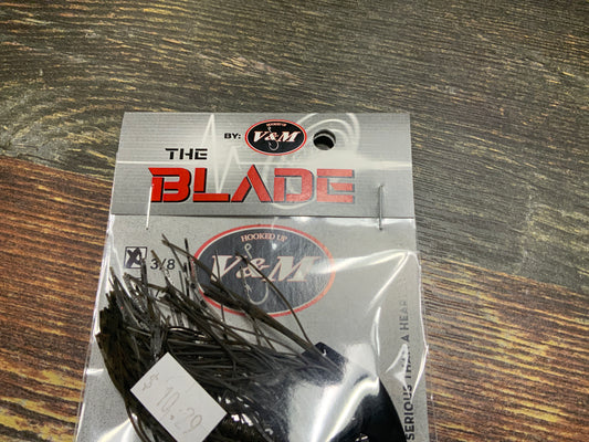 V&M The Blade Jig 1/2 oz. Green Pumpkin