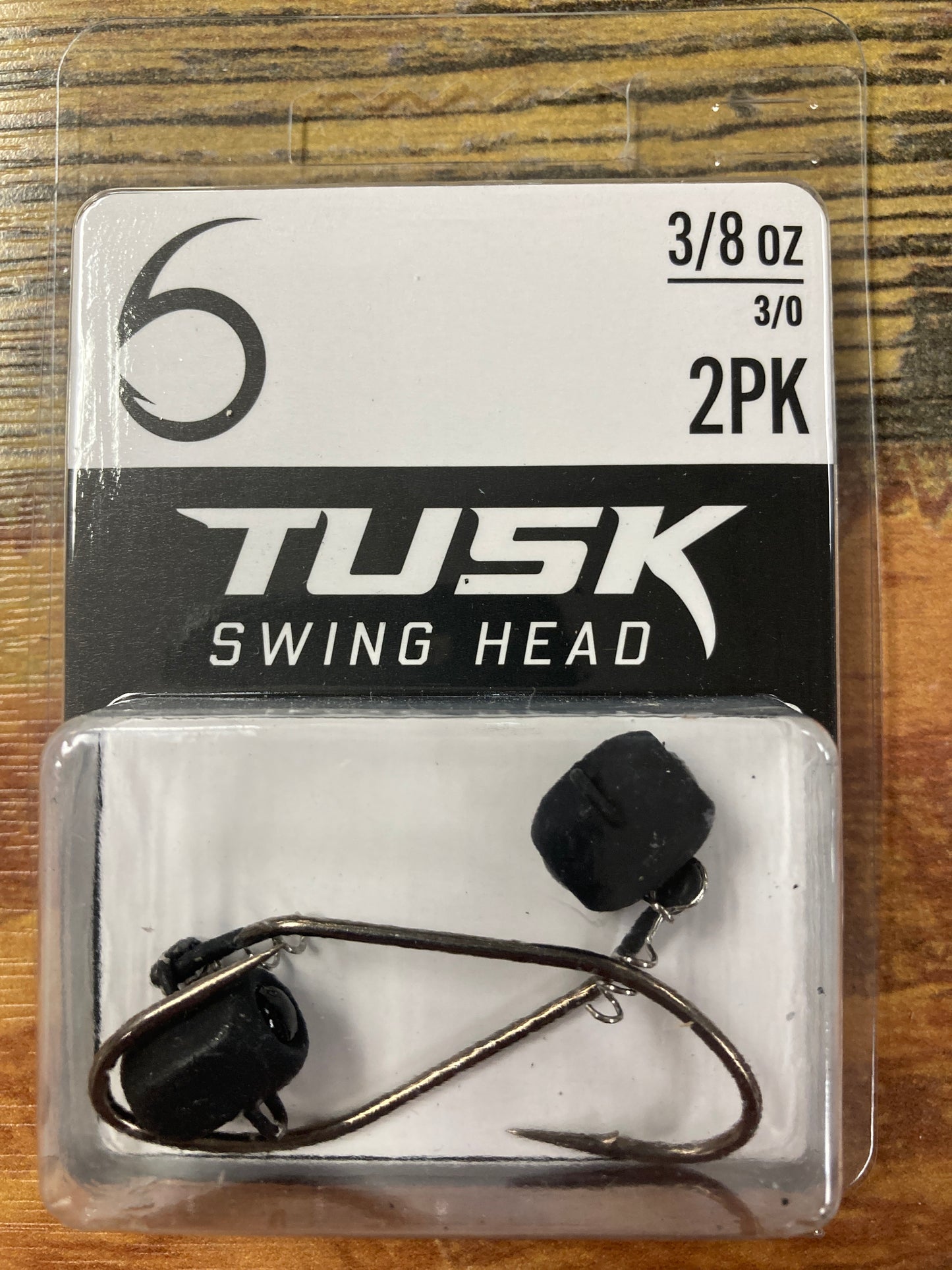 6th Sense Tusk Swing Head 3/8 oz. 3/0 Matte Black