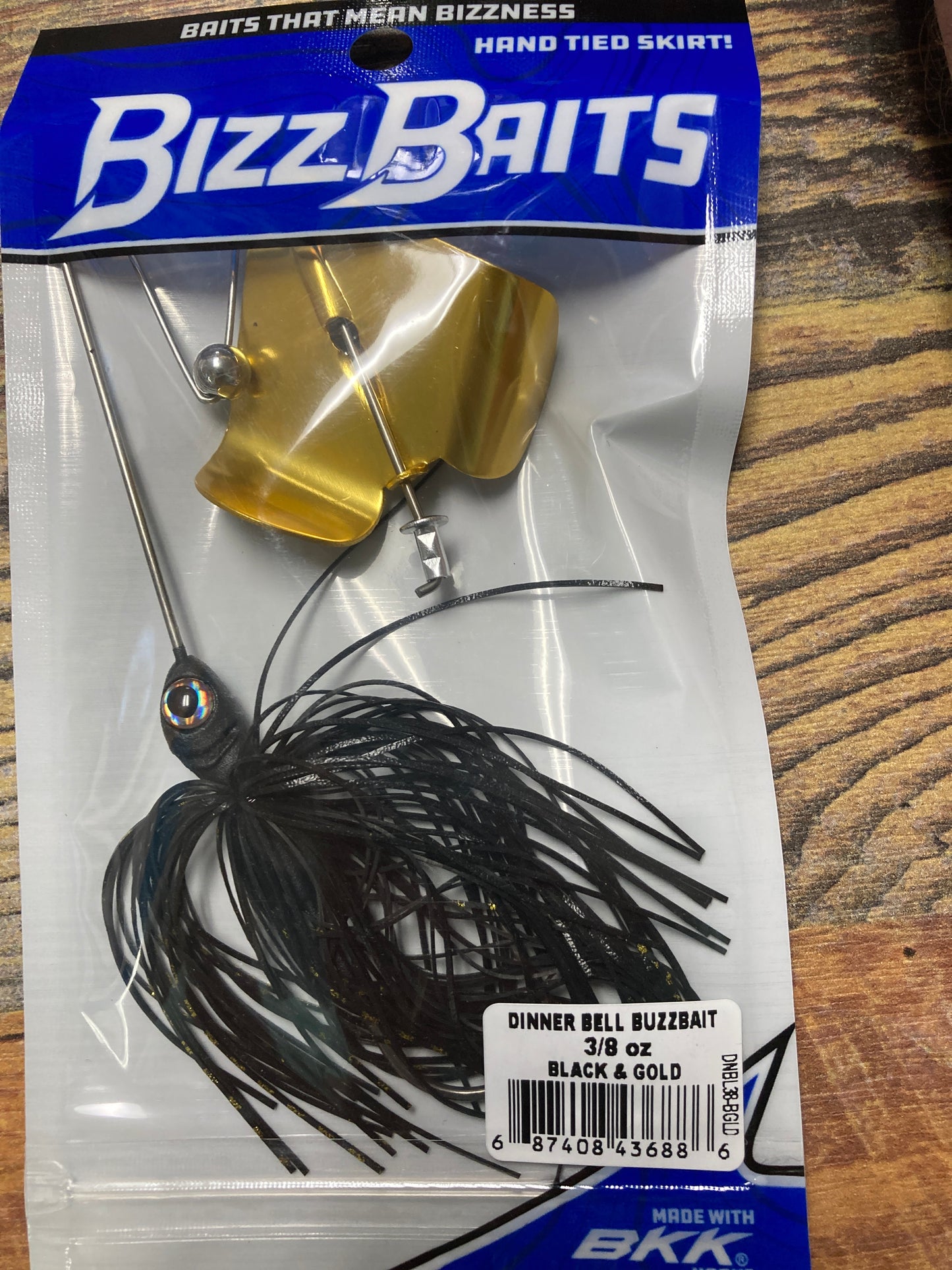 Bizz Baits Dinner Bell 3/8 oz. Black and Gold