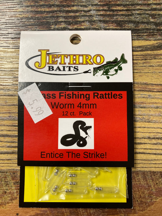 Jethros Glass Rattles 4mm