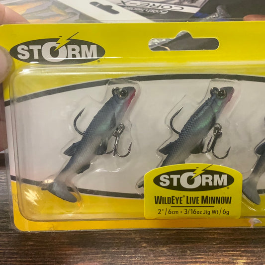 Storm Wildeye Swim Shad 2" 3/16 oz. Live Minnow