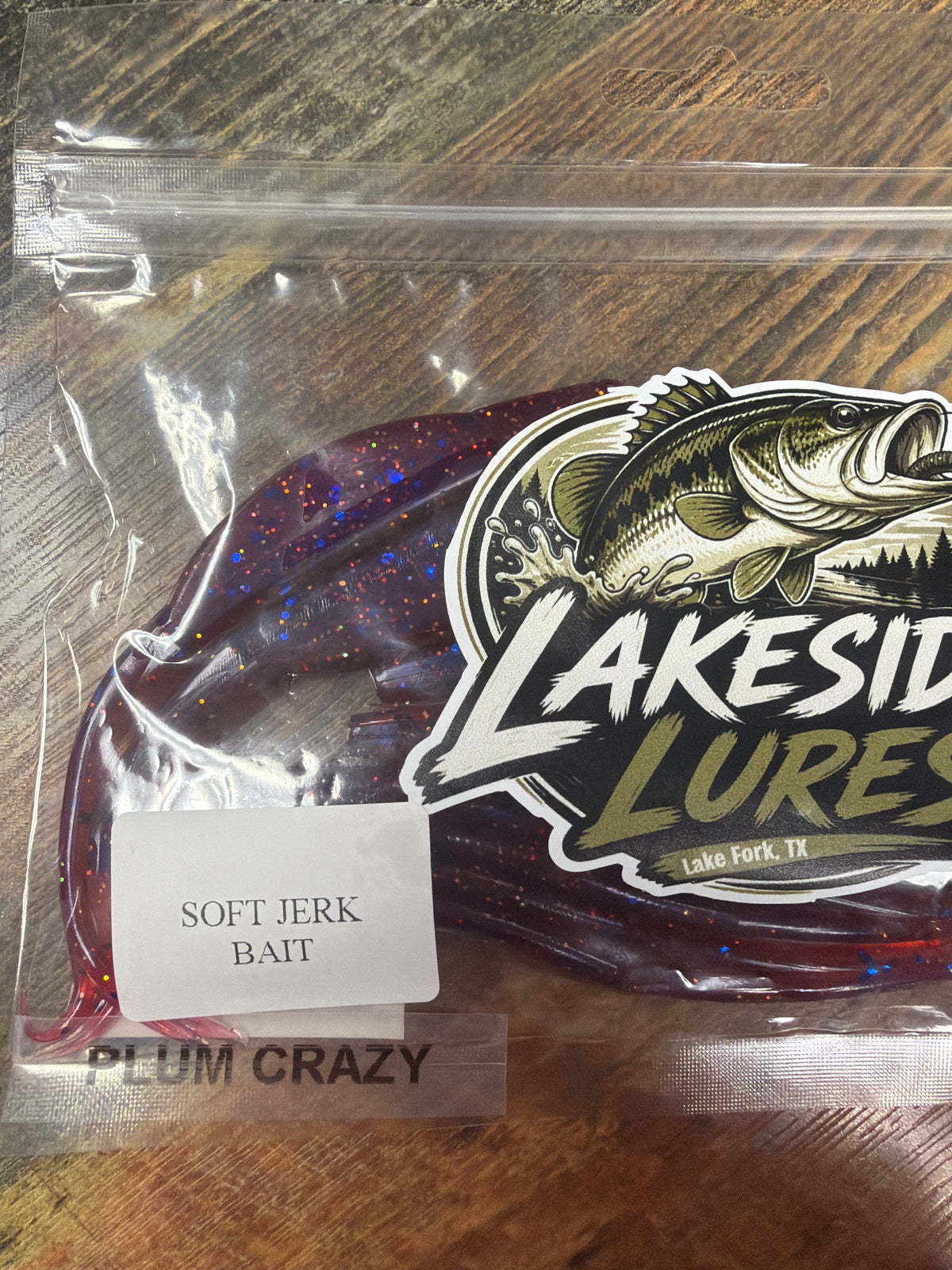 Lakeside Lures Soft Jerk Bait - Plum Crazy