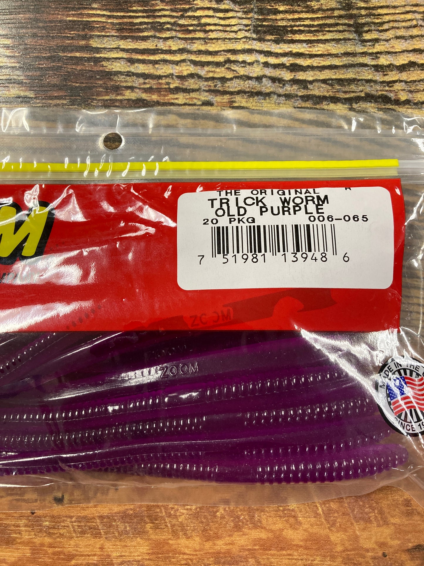 Zoom Trick Worm - Old Purple