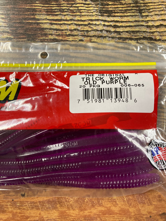Zoom Trick Worm - Old Purple
