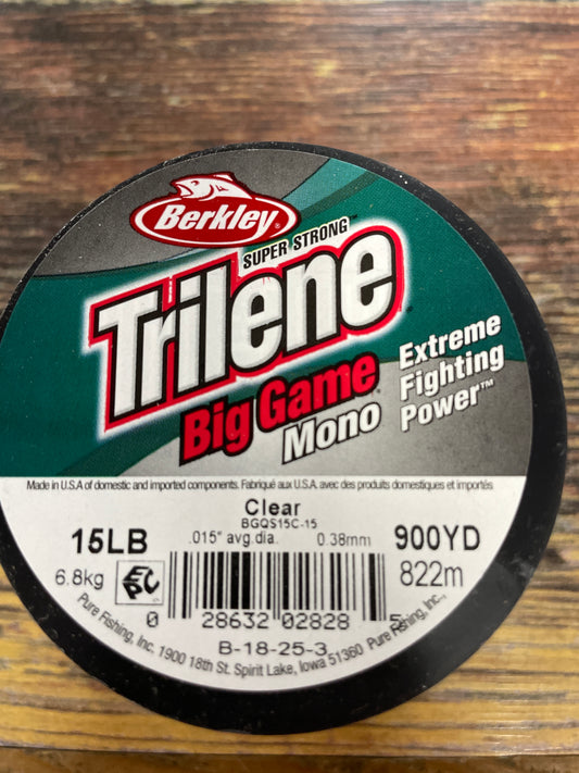 Berkley Trilene Big Game Mono 15lb. Clear