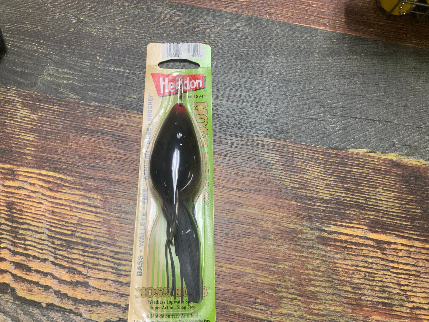 Heddon Moss Boss 3" Black Scaled