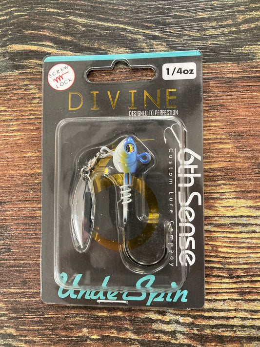 6th Sense Divine Under Spin 1/4 oz. Sexified Shad