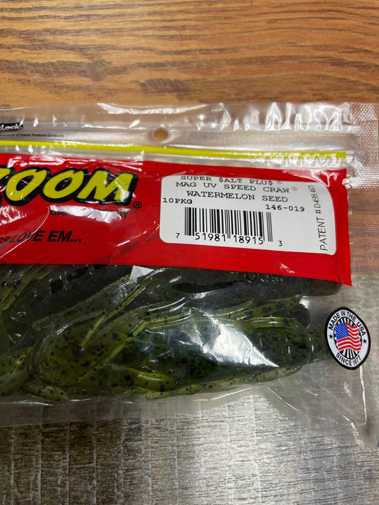 Zoom U-V Mag Speed Craw - Watermelon Seed