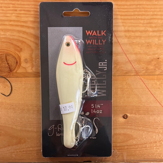 g-Ratt Wild Willy Jr. 5-1/4" 1.4 oz. - Bone