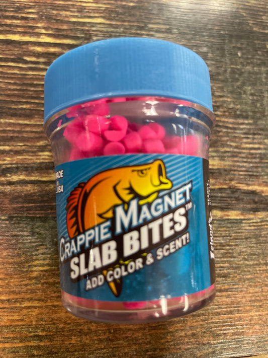 Crappie Magnet Slab Bites 1 oz. Pink