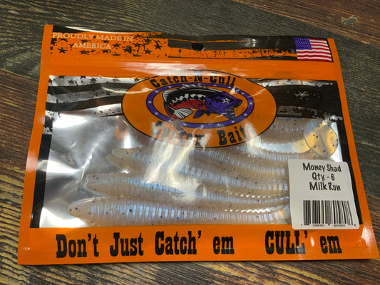 Catch-N-Cull Money Shad Paddle Tail - Milk Run