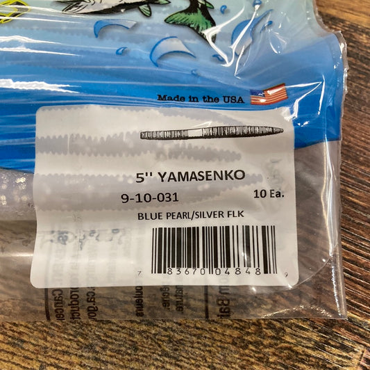 Yamamoto Senko 5" Blue Pearl Silver Flk