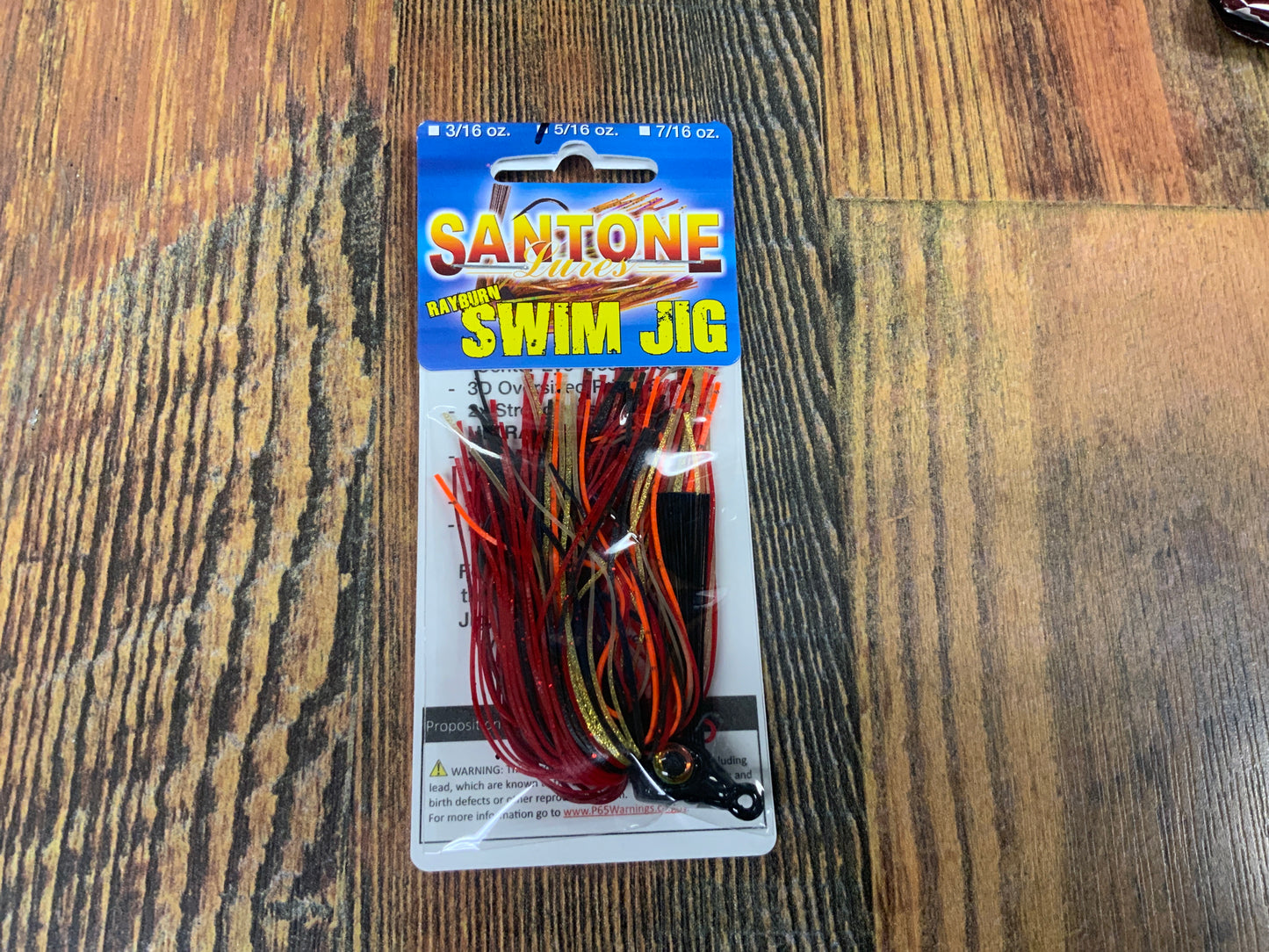 Santone Rayburn Swim Jig 5/16 oz. Rayburn Red