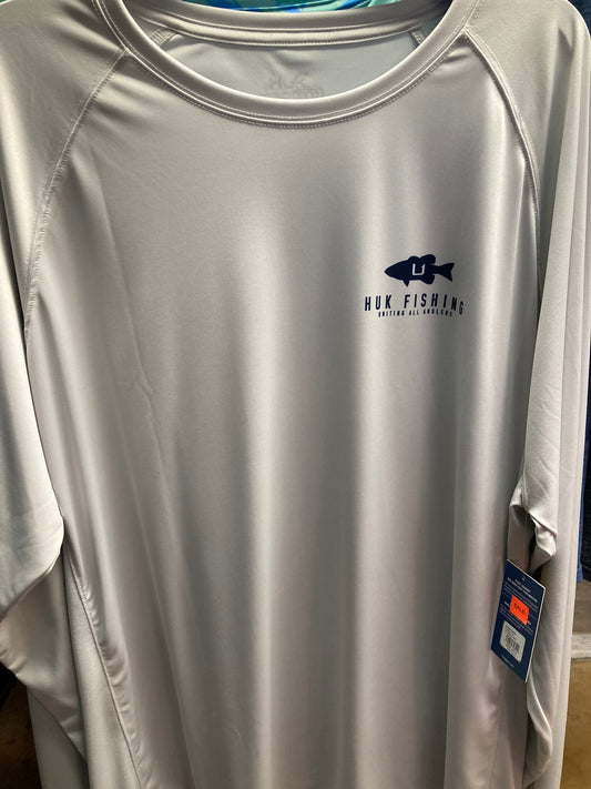 HUK Sunset Bass Long Sleeve 3XL