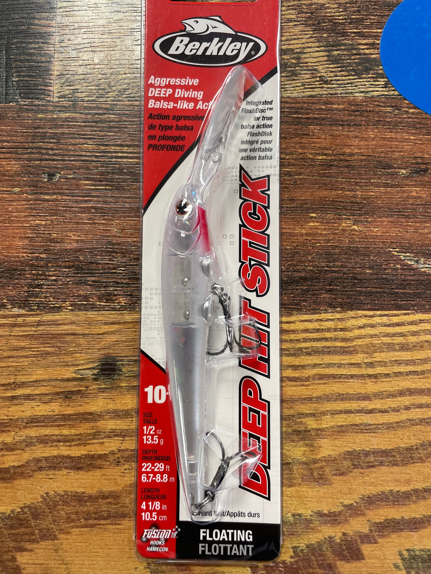 Berkley Deep Hit Stick 1/2 oz. Clear