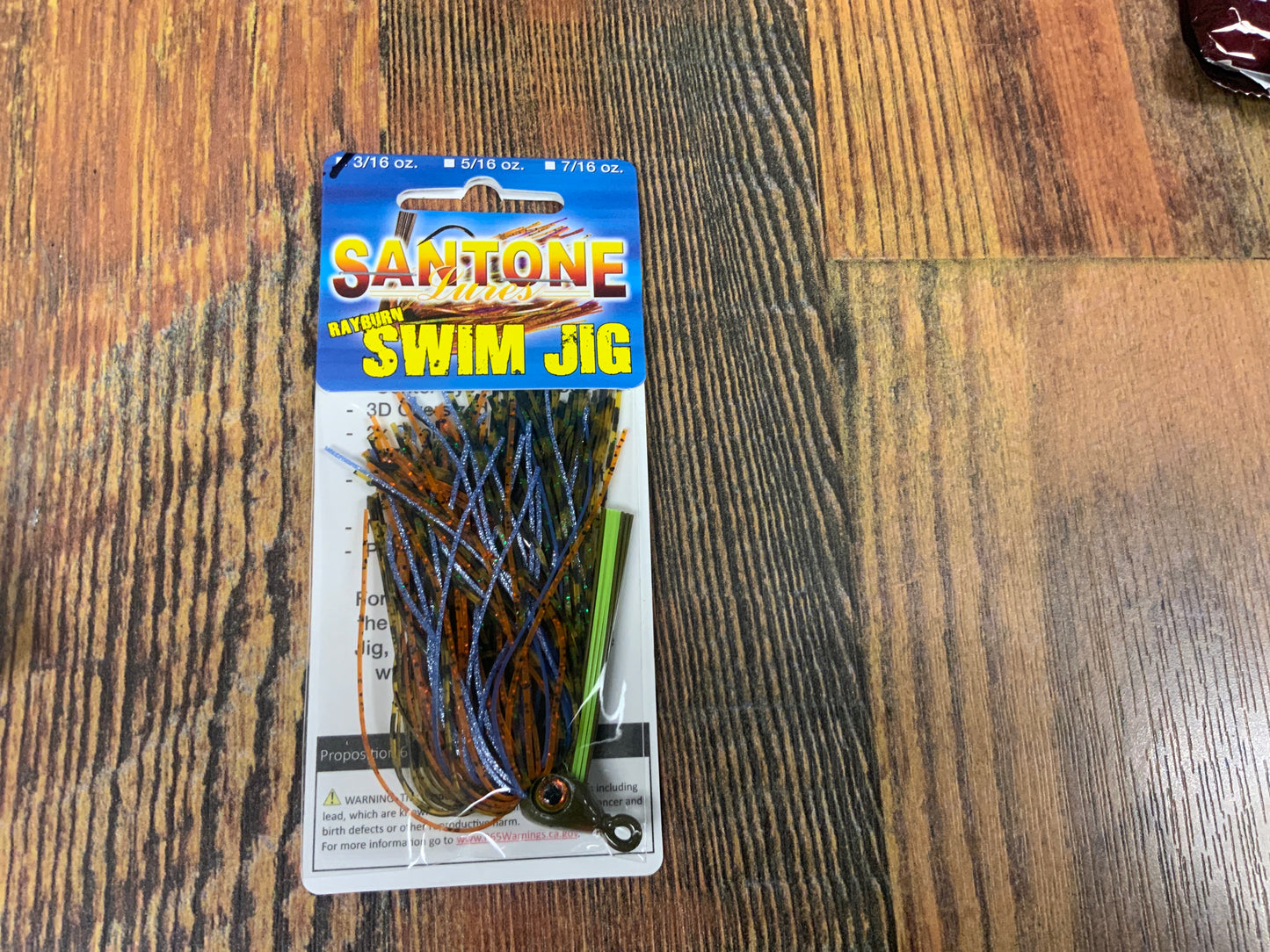 Santone Rayburn Swim Jig 3/16 oz. Pakes Perch