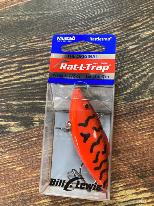 Mustad Rat-L-Trap 1/2 oz. 3" Orange Crawdad