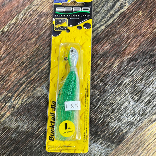 Spro Bucktail jig 1 oz Chartreuse