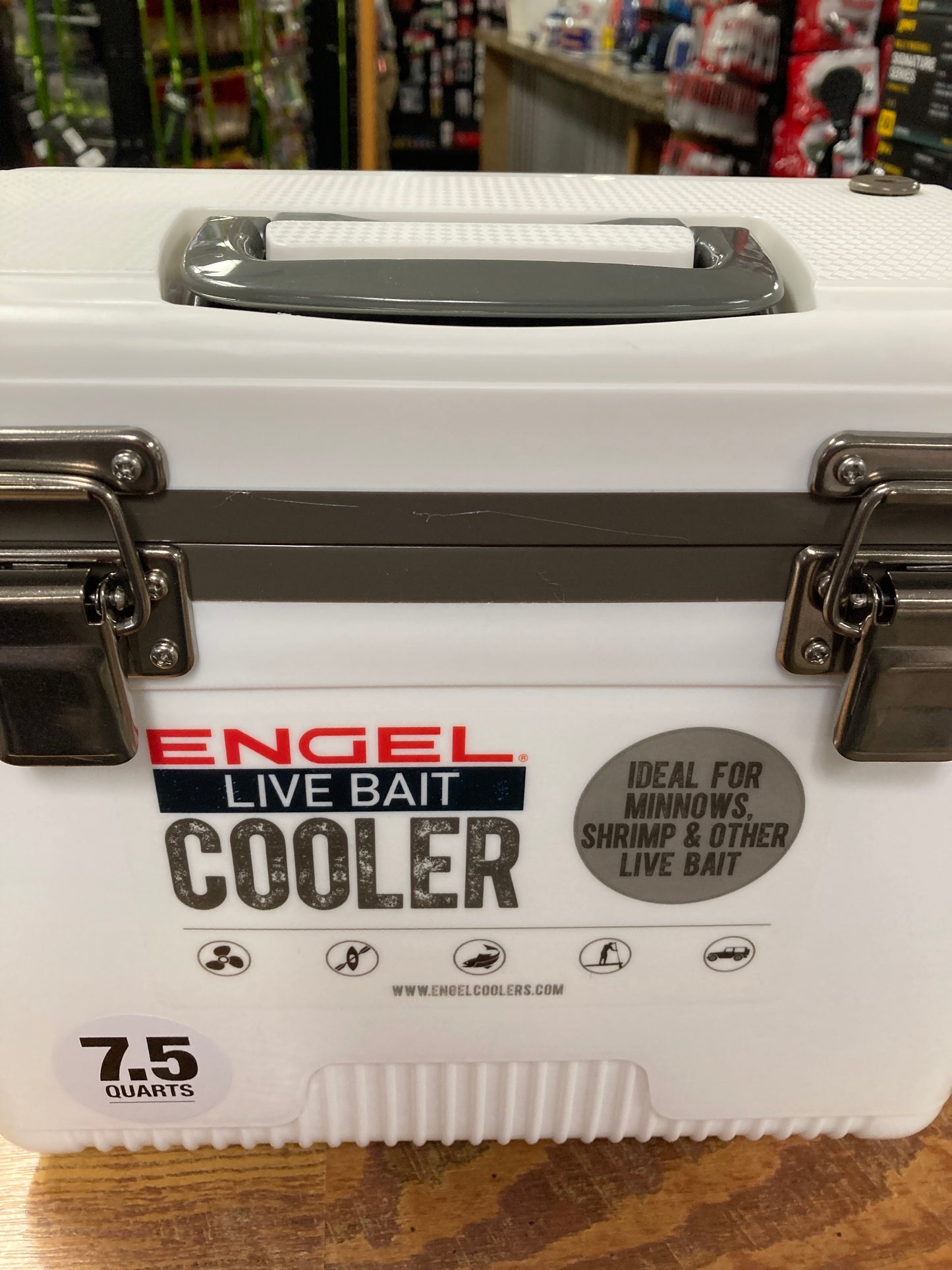 Engle Bait Cooler 7.5 qt. White