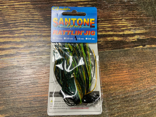 Santone Rattling Jig 1/2 oz. Texas Craw