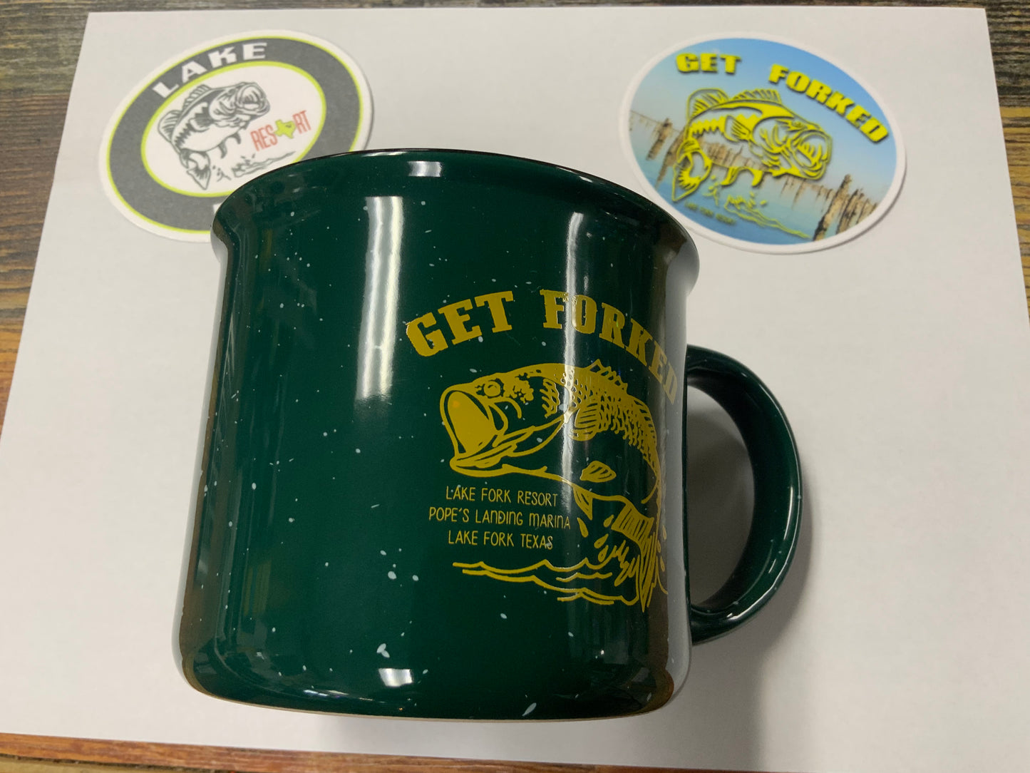 Lake Fork "Get Forked" Ceramic Coffee Mug