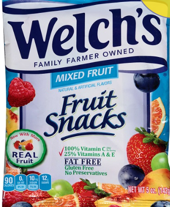 Welch's Mixed Fruit Snacks H/B 5 oz.