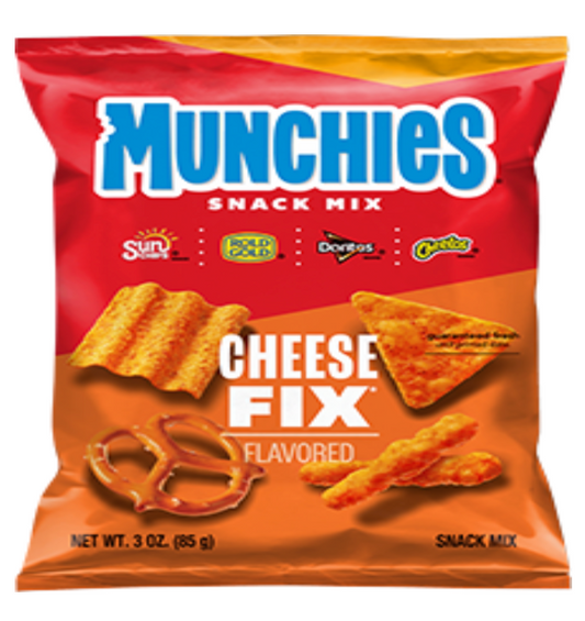 Munchies Snack Mix Cheese Fix Flavored 3 Oz