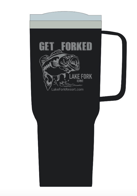 Get Forked 40oz Cups with Straw