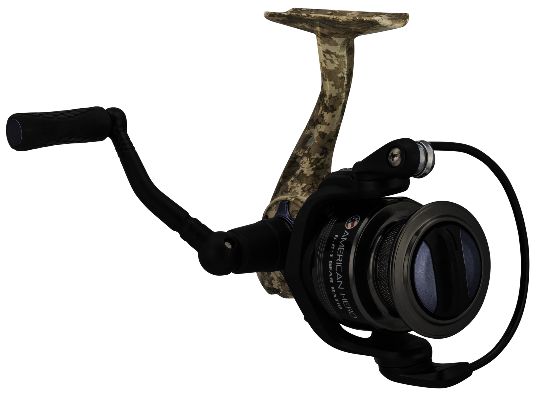 American Hero Camo Spinning Reel