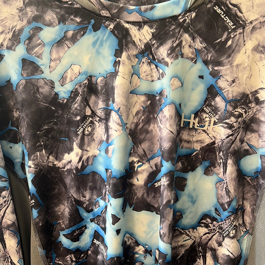 HUK Icon X Mossy Oak Fracture Hoodie