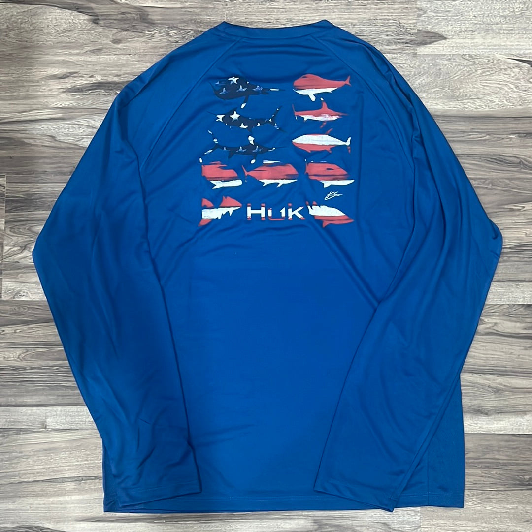 HUK KC Flag Fish Pursuit